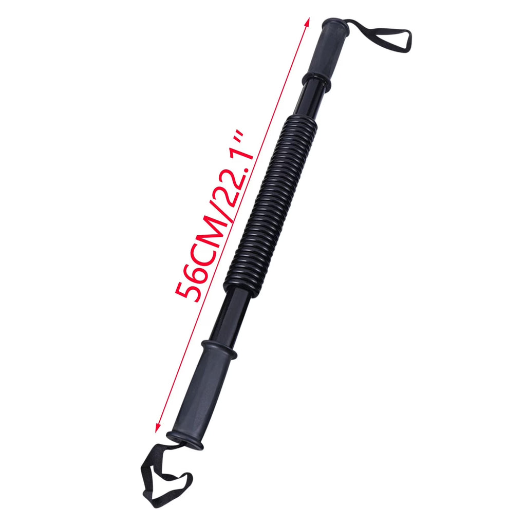 Power Twister Flex Bar - Black Upper Body Weight Machine - Black(23-66 LBS)